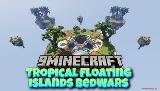 Tropical Floating Islands BedWars Map (26.2, 1.20.1) – For 4/6/8 Teams