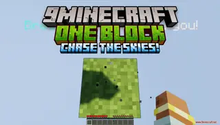 One Block: Chase the Skies! Map (26.2, 1.20.1) – Skybound Survival