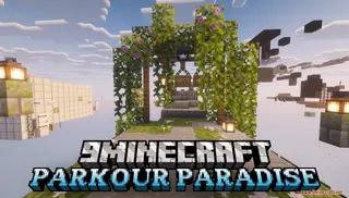 Parkour Paradise Map (26.2, 1.20.1) – Themed Challenge Tower