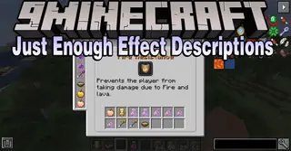 Just Enough Effect Descriptions Mod (1.21.11, 1.20.1) – Display Information on All Status Effects