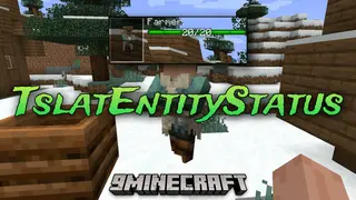 TslatEntityStatus Mod (1.21.11, 1.20.1) – HUD-Style Entity Status