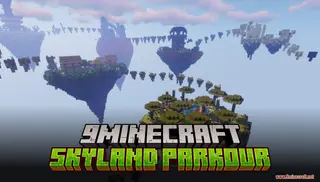 Skyland Parkour Map (26.2, 1.20.1) – Journey Across The Sky