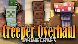 Creeper Overhaul Mod (1.21.11, 1.20.1) – More Creeper Variants