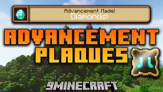 Advancement Plaques Mod (26.2, 1.20.1) – Customizable Plaques