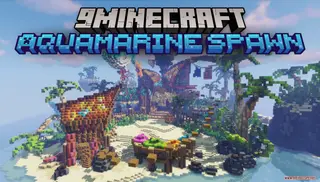 Aquamarine Survival Spawn Map (26.2, 1.20.1) – A Tropical Heaven