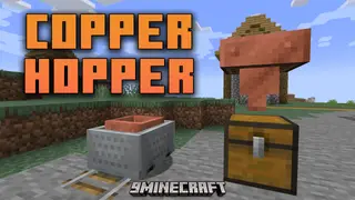 Copper Hopper Mod (26.2, 1.20.1) – Hopper That Acts as a Simple Item Filter