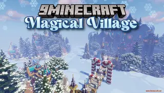 Winter Magical Village Map (26.2, 1.20.1) – Winter Enchanted Town