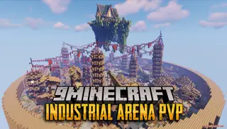 Industrial Arena PVP Map (26.2, 1.20.1) – Skybound Forge of Battle