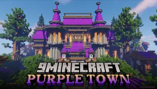Purple Town Map (26.2, 1.20.1) – Enchanted Forest Kingdom