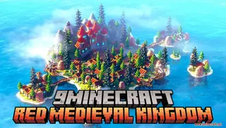 Red Medieval Kingdom Map (26.2, 1.20.1) – Rise Above the Waves
