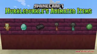 Hurkledurkle's Animated Items Resource Pack (1.21.11) – More Lively World