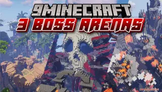 3 Boss Arenas Map (26.2, 1.20.1) – Outer World Battles