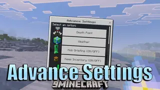 Advance Settings Addon (26.x, 1.21) – Change World Settings While Keeping Achievements