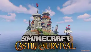 Castle Survival Map (26.2, 1.20.1) – Towers And Interiors