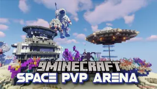 Space PvP Arena Map (26.2, 1.20.1) – Cosmic Showdown