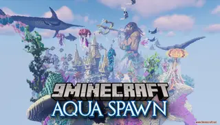 Aqua Spawn Map (26.2, 1.20.1) – Ocean Kingdom Lobby