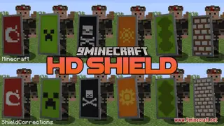 HD Shield Resource Pack (26.1.2, 1.20.1) – Crystal Clear Custom Shield Banners