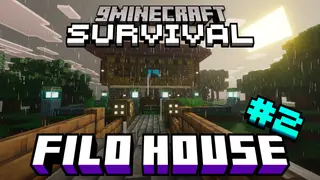 Survival Filo House 2 Map (26.x, 1.21) – Skip the First Night Panic in a Cozy Plains Base