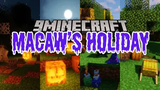 Macaw's Holidays Mod (26.2, 1.20.1) – Halloween, Christmas, and Easter Decoration