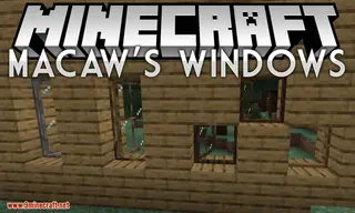 Macaw's Windows Mod (26.2, 1.20.1) – Windows with All Logs Variations