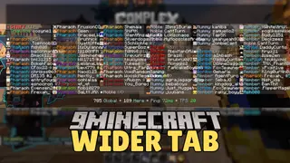 Wider Tab Mod (26.1.2, 1.20.1) – Extends The Tab List to Fit More Players
