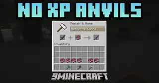 No XP Anvils Mod (26.2, 1.20.1) – Repair And Enchant Without XP