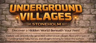 Underground Villages Stoneholm Mod (26.1.2, 1.20.1) – Underground Village