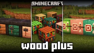 Wood Plus Mod (26.2, 1.20.1) – Wood Variations For Wooden Items