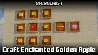 Craft Enchanted Golden Apple Mod (26.2, 1.20.1) – New Crafting Recipe
