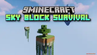 Sky Block Survival Map (26.2, 1.20.1) – Can You Get To The End?