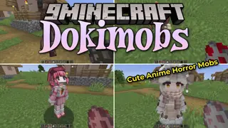 Dokimobs Mod (1.21.1, 1.20.1) – Transform Classic Mobs Into Anime Characters
