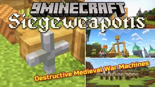 Siegeweapons Mod (1.20.1) – Break Down Enemy Walls with Giant Medieval Artillery