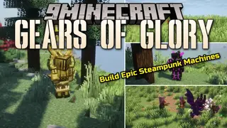 Gears of Glory Mod (1.20.1) – Turn Invisible and Freeze Mobs