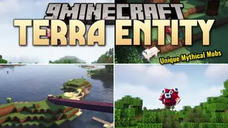 Terra Entity Mod (1.21.1, 1.20.1) – Battle Giant Terraria Bosses