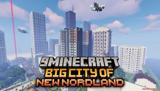 Big City of New Nordland Map (26.2, 1.20.1) – Wander a Bright Metropolis