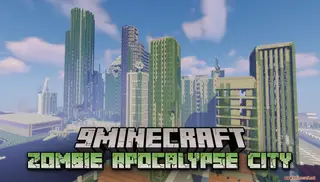 Zombie Apocalypse City Map (26.2, 1.20.1) – Survive the Fall of Civilization