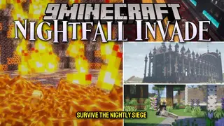Nightfall Invade Mod (1.20.1) – Survive Deadly Boss Battles When Night Falls