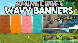 Wavy Banners Resource Pack (1.21.11, 1.21.1) – Pixel Perfect Banners