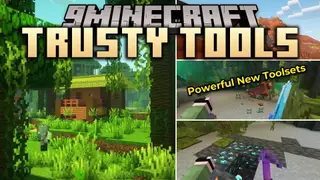 Trusty Tools Resource Pack (1.21.11) – Chunky 3D Tools for a Classic Vanilla
