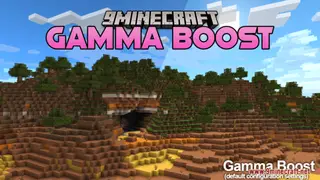 Gamma Boost Resource Pack (1.21.11, 1.21.1) – Brighter Nights and Clearer Caves