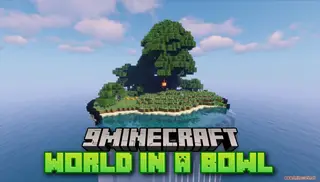 World in a Bowl Map (26.2, 1.20.1) – Miniature Survival Challenge