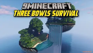 The Three Bowls Survival Map (26.2, 1.20.1) – Skybound Survival Challenge