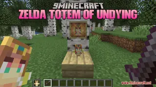 Zelda Totem of Undying Resource Pack (1.21.11, 1.21.1) – Adding Princess To The Game