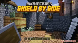 Shield by Side Resource Pack (1.21.11, 1.21.1) – Lowered Shields for a Cleaner