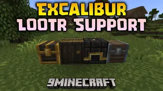 Excalibur Lootr Support Resource Pack (1.21.11, 1.21.1) – Medieval Lootr Chests Style