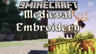 Medieval Embroidery Mod (1.20.1) – Build Medieval Castles and Ride Mythical