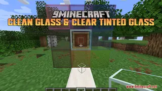 Clean Glass & Tinted Glass Resource Pack (1.21.11, 1.21.1) – Sleek Modern Builds