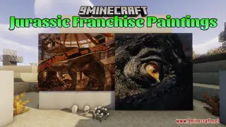 Jurassic Franchise Paintings Resource Pack (1.20.1) – Cinematic Prehistoric