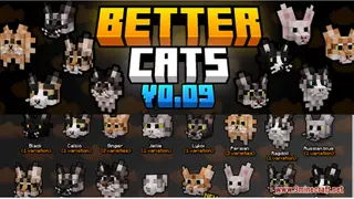 Mrblueyeti's Better Cats Resource Pack (26.1.2, 1.20.1) – Texture Pack