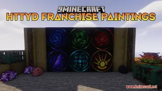 HTTYD Franchise Paintings Resource Pack (1.18.2) – Iconic Dragon Art